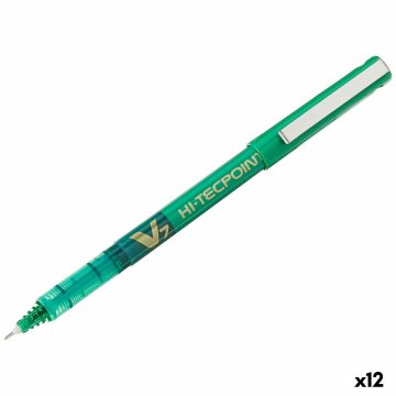 Pero na tekutý atrament Pilot V-7 Hi-Tecpoint zelená 0,5 mm (12 kusov)