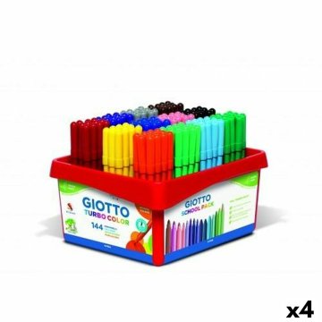 Sada fixiek Giotto Turbo Color Viacfarebná (4 kusov)