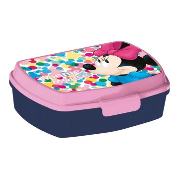 Desiatový box na sendvič Minnie Mouse Lucky Plastické Ružová (17 x 5.6 x 13.3 cm)