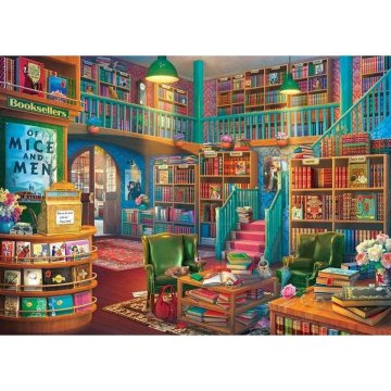 Puzzle Educa Bookshop 1000 Kusy