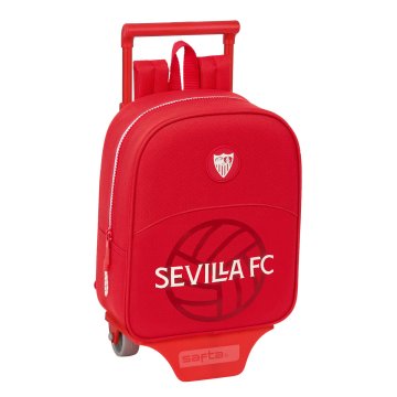 Školská taška na kolieskach Sevilla Fútbol Club Červená 22 x 27 x 10 cm