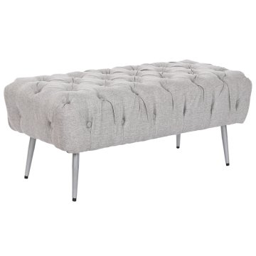 Stolička Home ESPRIT Sivá Striebristý Polyester Kov 103 x 46 x 42 cm