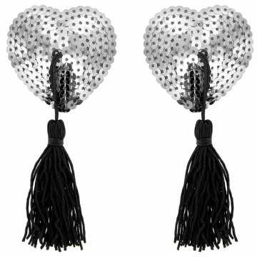 Ozdoby na bradavky s pierkami Burlesque Pasties Feather