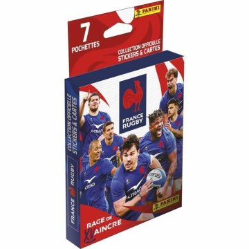 Balenie nálepiek Panini France Rugby 7 Obálky