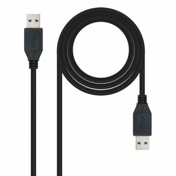 Kábel USB 3.0 A na USB A NANOCABLE 10.01.1002-BK Čierna 2 m