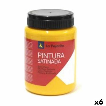 Tempera La Pajarita L-27 Žltá Saténový Školský (škola) (35 ml) (6 kusov)