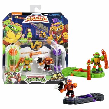 Bojové figúrky Teenage Mutant Ninja Turtles Legends of Akedo: Michelangelo vs Evil Bepop