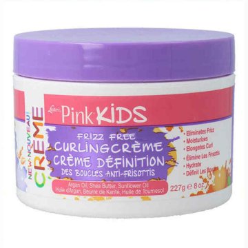 Kapilárny krém Luster Pink Kids Frizz Free Curling Creme Kučeravé vlasy (227 g)