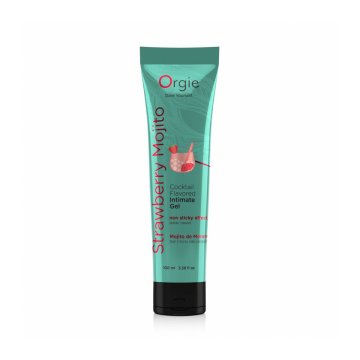 lubrikačný gél Lubricant Orgie Strawberry Mojito 100 ml Jahoda