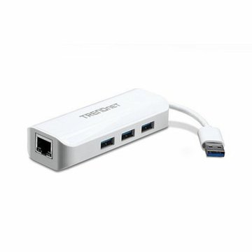 Adaptér USB na Ethernet Trendnet TU3-ETGH3 Biela