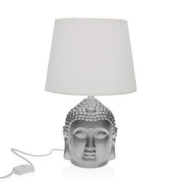 Stolná lampa Versa Striebristý Buddha Porcelán (21 x 33 x 21 cm)