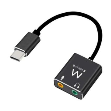 Adaptér Audio Jack Ewent EC1645 USB C