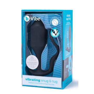 Análna zástrčka B-Vibe Vibrating Snug Čierna XL