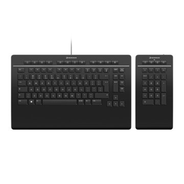 Klávesnica 3Dconnexion Keyboard Pro with Numpad Čierna Španielska Qwerty