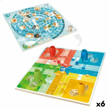 Rada Parcheesi Colorbaby 25 x 1 x 25 cm (25 Kusy) (6 kusov)