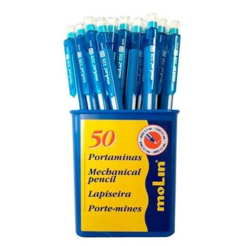 Mechanical pencil set Molin Modrá 0,5 mm (50 Kusy)