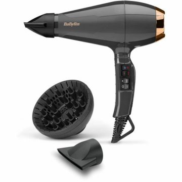 Fén Babyliss 6719DE 2200 W 2200 W Čierna Sivá