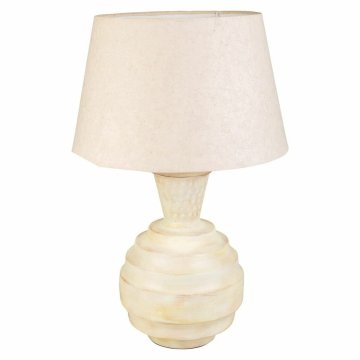 Stolná lampa Alexandra House Living Krém Železo 25 x 63 x 25 cm