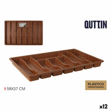 Organizér na príbor Quttin 59 x 38 cm Termoplast (12 kusov)