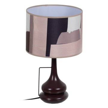 Stolná lampa Gaštanová Železo 60 W 220-240 V 25 x 25 x 42 cm