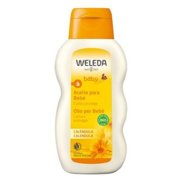 Zvlhčujúci telový olej pre deti Baby Weleda Nechtík (200 ml)