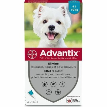 Proti parazitom Advantix pes 4-10 kg 4 kusov