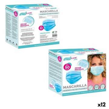 Box of hygienic masks SensiKare 50 Kusy (12 kusov)