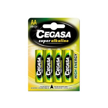 Alkalické Batérie Cegasa B.LR6 AA 1,5V (4 uds)