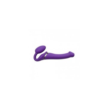 Dildo Strap-on-me Vibrating Remote Controlled 3 Motors Purpurová