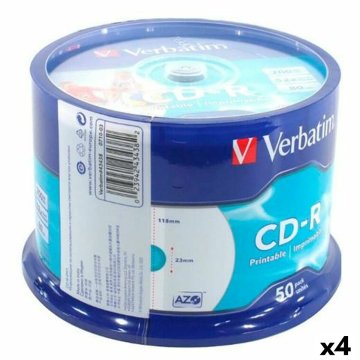 CD-R Verbatim 700 MB 52x (4 kusov)