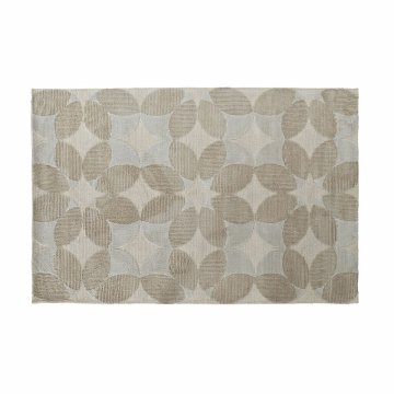 Koberec DKD Home Decor Béžová Polyester Bavlna Kruhy (120 x 180 x 0.9 cm)