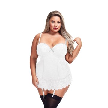 Korzet Baci Lingerie Biela (3XL/4XL)