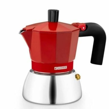 Moka Kanvica Monix INOX RED 9T Červená 470 ml