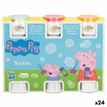 Bubble blower set Peppa Pig 3 Kusy 60 ml (24 kusov)