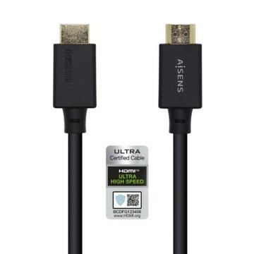 HDMI Kábel Aisens A150-0421 Čierna 1 m