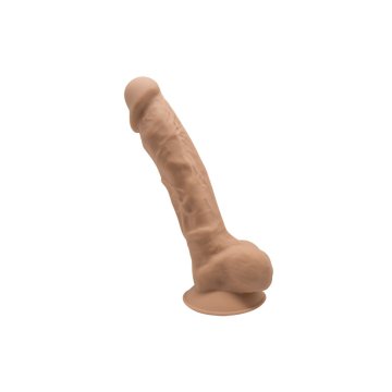 Realistické dildo Silexd Caramel Béžová