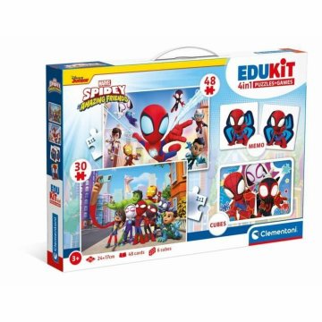 Vzdelávacia hra Clementoni Coffret Spidey 4 en 1 (FR)