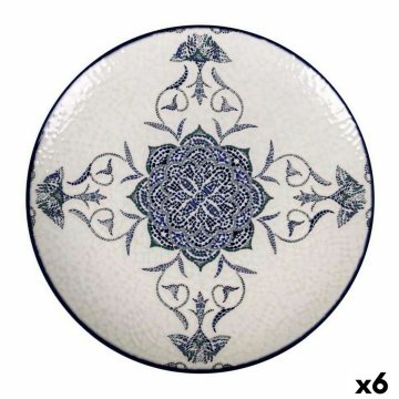 Plochý tanier La Mediterránea Rosetta Porcelán (6 kusov)