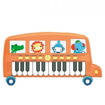 Hračkársky klavír Fisher Price Elektrický klavír Autobus (3 kusov)