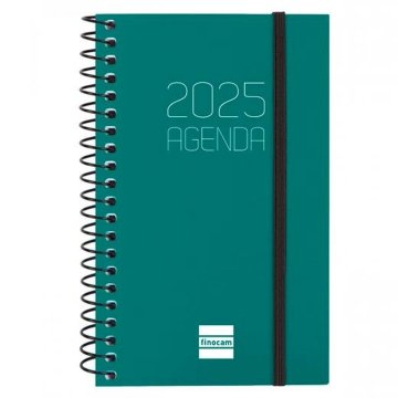 Agenda Finocam OPAQUE zelená Mini 7,9 x 12,7 cm 2025