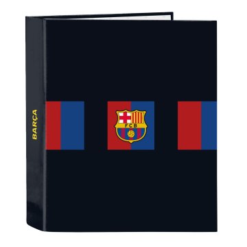 Krúžkové zakladače F.C. Barcelona Hnedočervená Námornícka modrá A4 27 x 33 x 6 cm