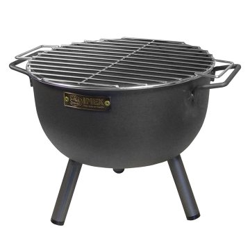 Barbeque gril Imex el Zorro Obrus Gril Charcoal Čierna Ø 30 x 28 cm