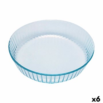 Forma na pečenie Pyrex Classic Okrúhly Transparentná 27 x 27 x 6 cm (6 kusov)