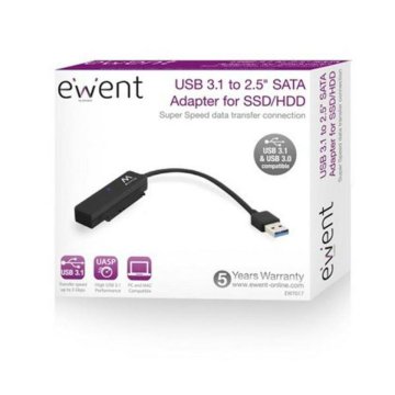 USB adaptér SATA pre pevný disk Ewent EW7017 2,5