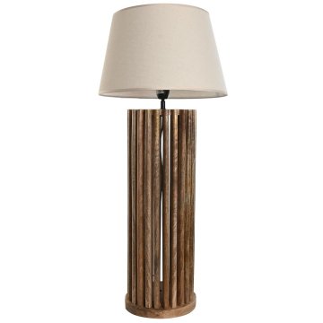 Stolná lampa Home ESPRIT Gaštanová Mangové drevo 50 W 220 V 23 x 23 x 72 cm