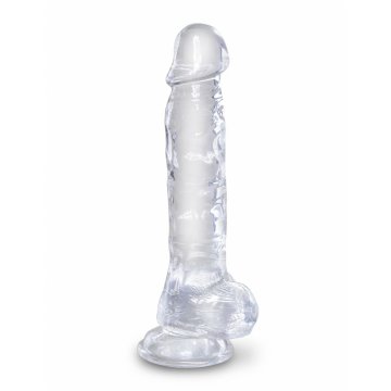 Realistické dildo Pipedream King Cock Clear