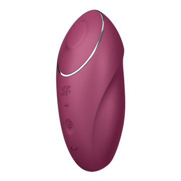 masér Satisfyer Tap & Climax Červená