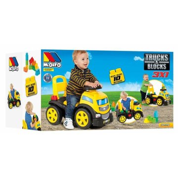 Odrážadlo Moltó Trucks and blocks 89 cm