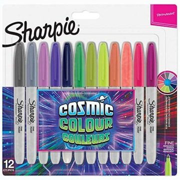 Sada fixiek Sharpie Cosmic Viacfarebná 12 Kusy