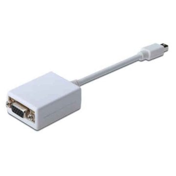 Adaptér Mini DisplayPort na VGA Digitus AK-340407-001-W Biela